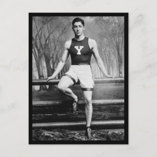 College Runner Postcard