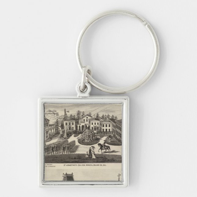 College, school, Benicia Keychain (Front)