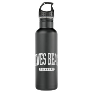 College Style Lewes Beach Delaware Souvenir Gift P 710 Ml Water Bottle