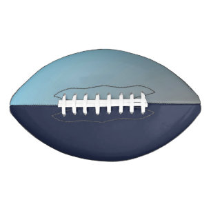 College Team Colours Blue/Light Blue/Grey Football