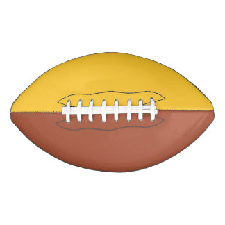 College Team Colours Brown/Yellow Football