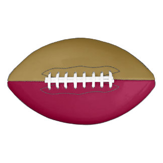 College Team Colours Maroon/Gold Mix Football