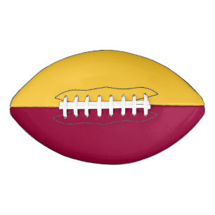 College Team Colours Maroon/Yellow Football
