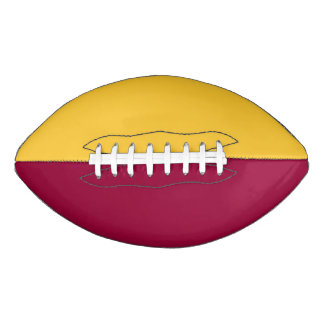 College Team Colours Maroon/Yellow Football