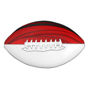 College Team Colours Red/Black/WhiteFootball Football