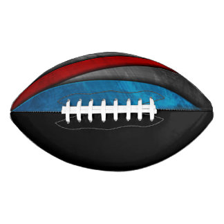College Team Colours Red/Blue/Black Football