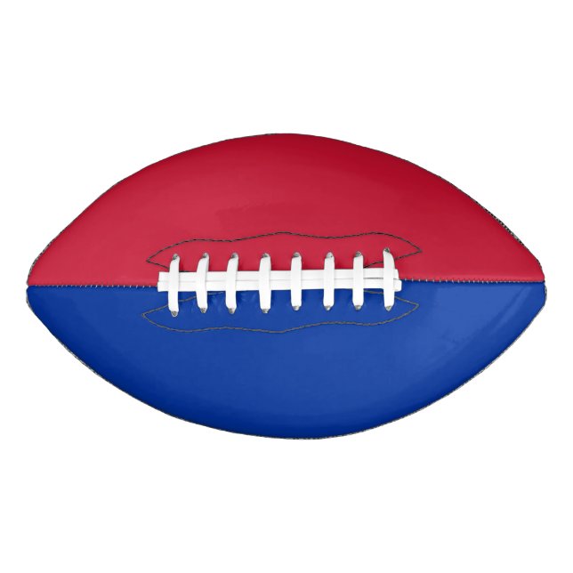 College Team Colours Red/Blue Football (Front)
