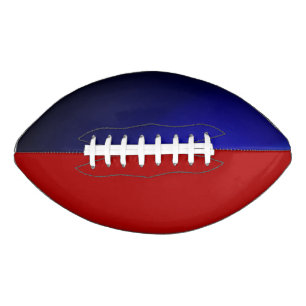 College Team Colours Red/Blue Football