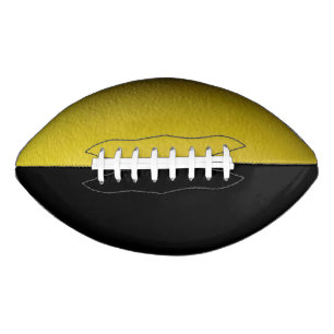 College Team Colours Yellow/Black Mix Football