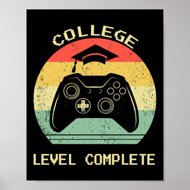 College University Graduation Level Complete Video Poster (Front)