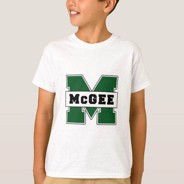 Collegiate-Style McGee Logo T-Shirt (Front)