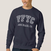 Collegiate White Homme's Crew Sweatshirt