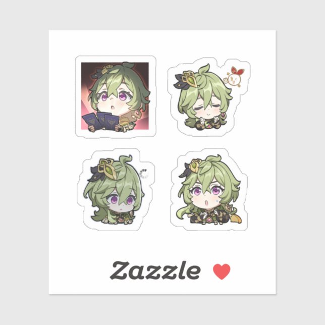 Collei Genshin Impact 4 Pack Sticker Sheet Extra (Sheet)
