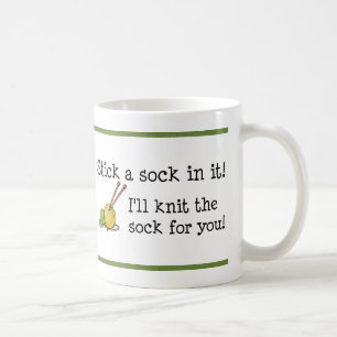 Collez une chaussette dans elle ! Tasse