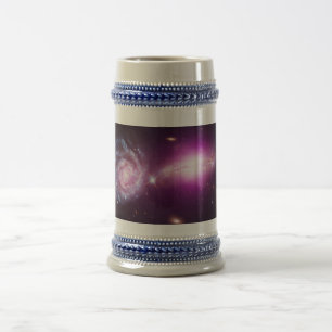 Colliding Galaxies VV 340 and Arp 302 Beer Stein