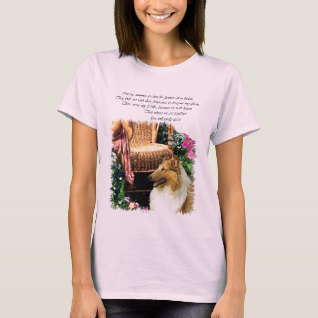 Collie Art Gifts Rough Sable T-Shirt (Front)