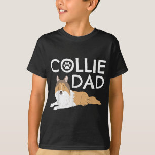 Collie Dad Cute Dog Puppy Pet Animal Lover Gift T-Shirt