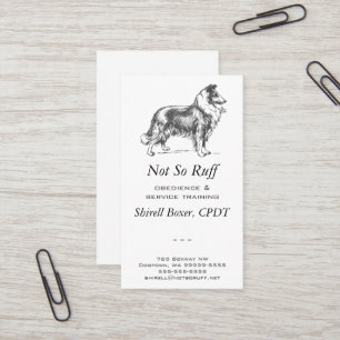 Collie Dog Business Card