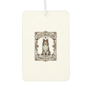 Collie Dog Lover Shirt with Vintage Engraving Quot Air Freshener