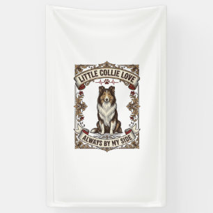 Collie Dog Lover Shirt with Vintage Engraving Quot Banner