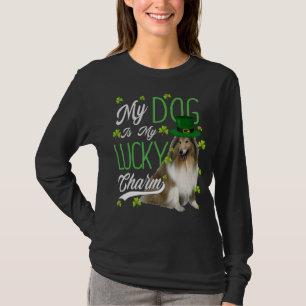 Collie Dog My Dog Is My Lucky Charm T-Shirt