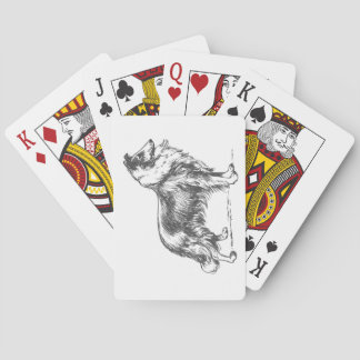 collie dog playing cards