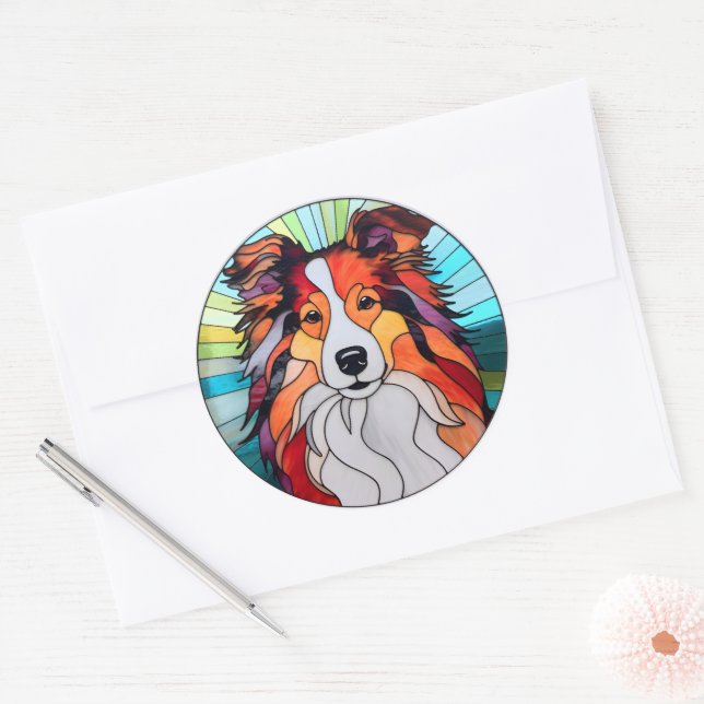 Collie Dog Sticker Pack (Envelope)
