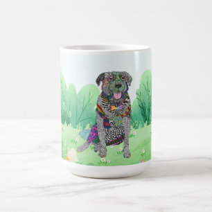 Collie du Labrador et de la frontière Mug mixte de