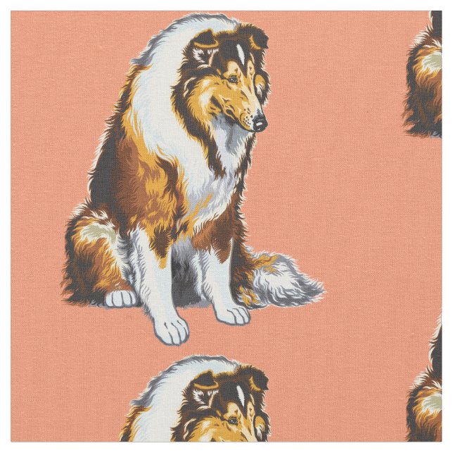 collie fabric (Close Up)