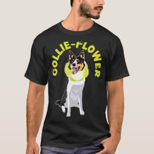 Collie Flower Dog  Puppy Paw Love Border Collie 1 T-Shirt
