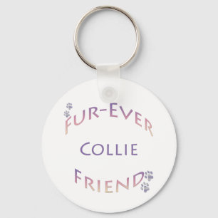 Collie Furever Keychain