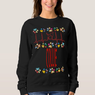 Collie I Love My Akita Dog Owner Mom Dad Puppy Sweatshirt