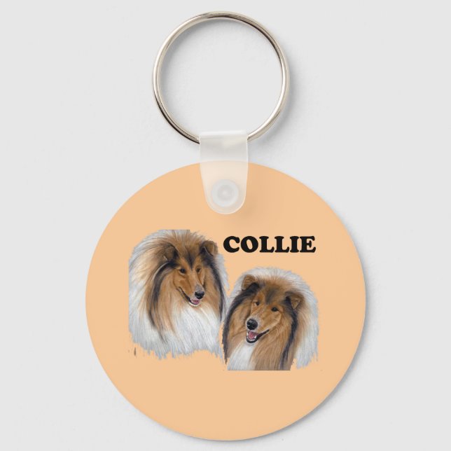 Collie Keychain (Front)