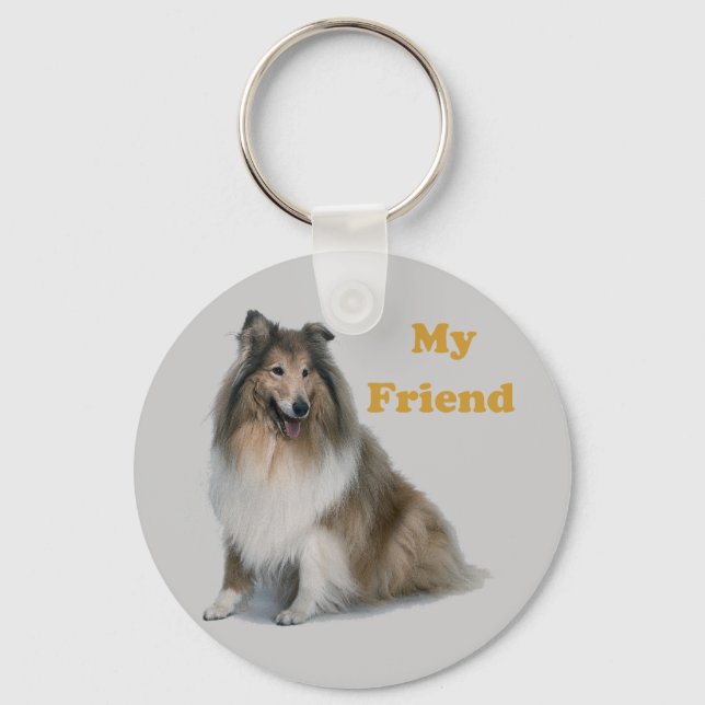 Collie Keychain (Front)