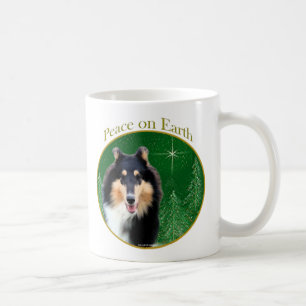 Collie (rough) Peace Coffee Mug