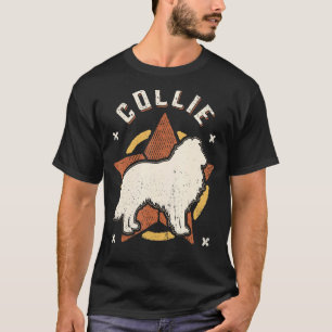 Collie Vintage Retro Classic Dog T-Shirt
