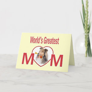 Collie World's Greatest Mom Cards
