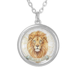 Collier aquarelle Lion de Juda biblique