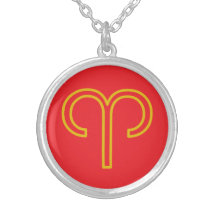 Collier Aries Zodiac