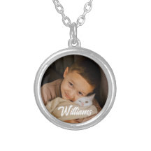 Bijou en argent sterling avec photo personnalisée