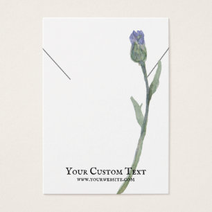 Collier Bijoux Carte d'affichage ・ Fleur pastel