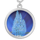 Bleu Noël Éclairage du Nord Épinette