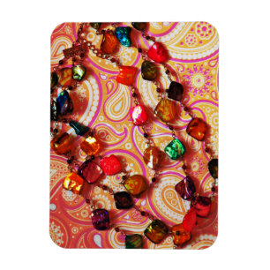 Collier bohème Gemstone Paisley Magnet photo