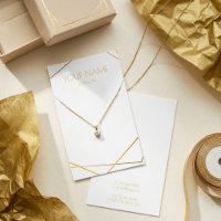 Collier, bracelet or carte d'affichage géométrique
