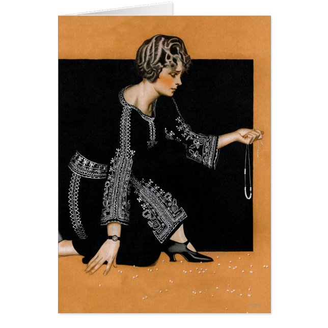 Collier cassé de perle (Devant)