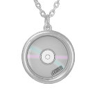 Collier CD de musique de disque compact