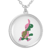Coureur de tortue mûre dans PInk