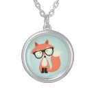 Cute Hipster Red Fox