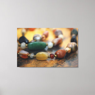 Collier d'agate écossais vintage toile élégante