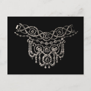 Collier de bijoux Cartierr ~ Carte postale
